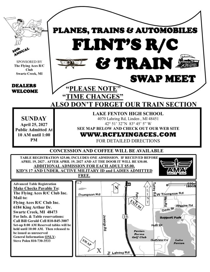 2027 FLint's Swap Meet Flyer